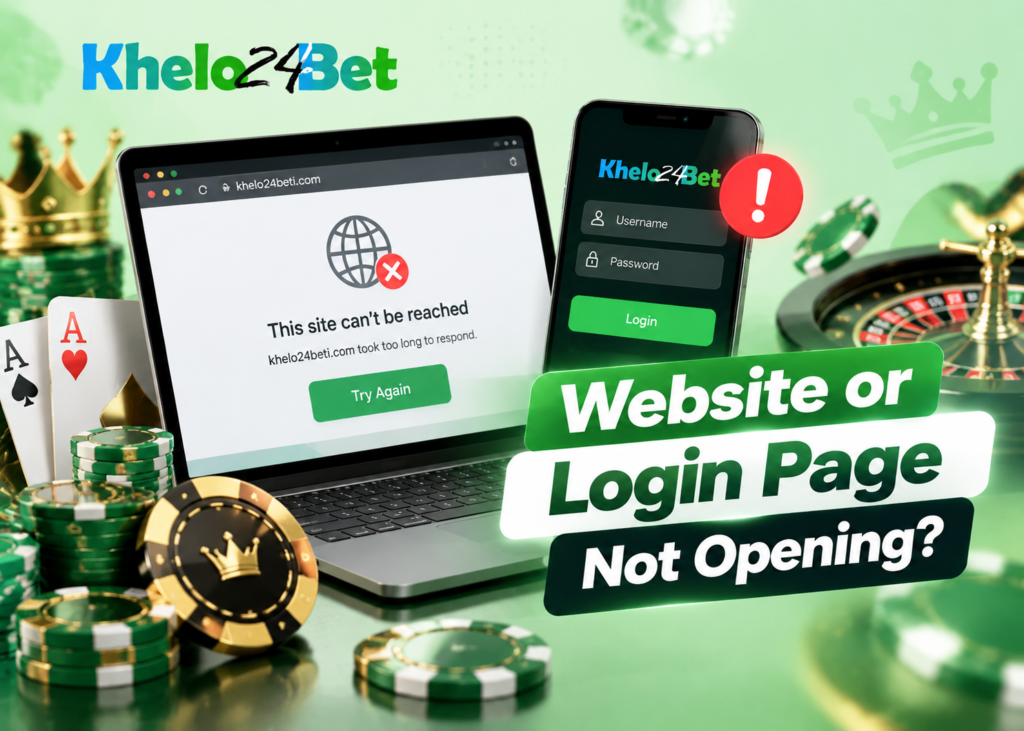 website or login page not opening